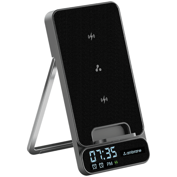 Buy ambrane Powerpod Pro 15W Wireless Charger for iOS Android